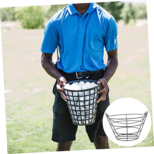 Happyyami Golf Holder Steel Wire Ball Carrying Holder Metal Practice Balls Baskets