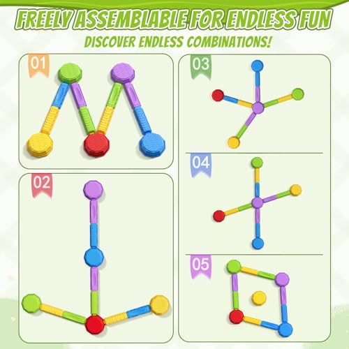HYES Balance Beams Stepping Stones for Kids, Obstacle Courses Sensory Toys for Toddlers, Non-slip Jumping Step Stones Balance Beam Indoor & Outdoor Play Games Birthday Gifts for Boys Girls 3-5 - style: 5 Pads & 8 Beams
