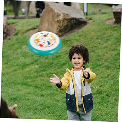 POPETPOP Cartoon Soft Flying Disc Handheld Toy Boys and Girls Supplies Fun Interactive Game Improve Boy Girl's Skills