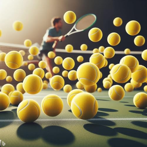 VIV Advanced Tennis Balls Bulk, 30/50/100+ Pack Practice Balls Pressure Bouncing 53in High Durable, Official Size Pet Dog Playing Ball, Good for Tennis Training Machine & Kids Play on All Courts