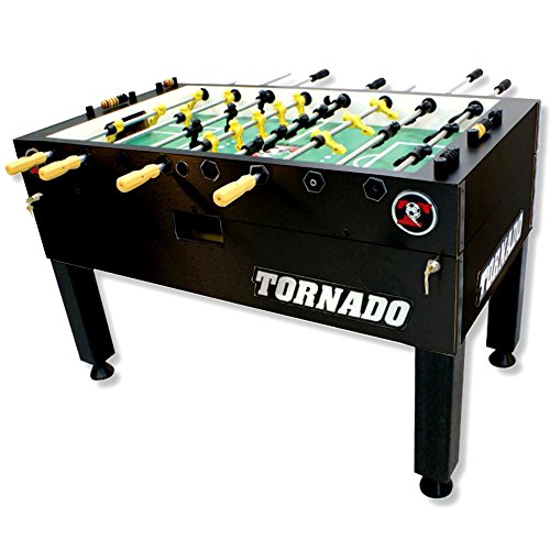 Tornado Tournament 3000 Foosball Table - Made in the USA - Commercial Quality for the Home - Incredible Table Soccer Game - color: Black, size: 3 Man Goalie