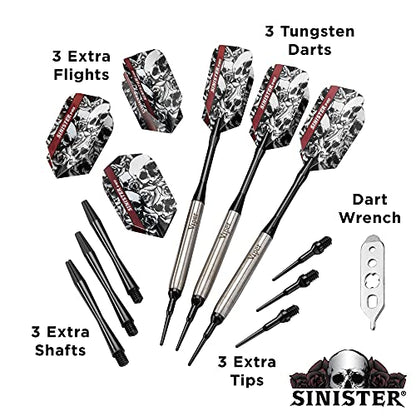 Viper Sinister 95% Tungsten Soft Tip Darts - size: 16 grams, style: Teardrop Barrel