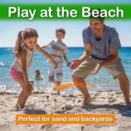 Eyeballs of Madness: Like Horseshoes with Strategy…and a Fleshy Carrot | 2-6 Players | Compare to Yard Games and Outdoor Games Like Cornhole, Lawn Darts, Bean Bag Toss | Use Agility and Brains to Win!