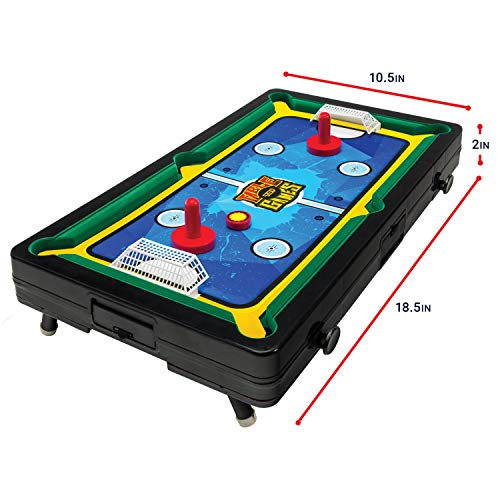 Franklin Sports Table Top Game Set - 5-in-1 Sports Center Indoor Game-Tabletop Soccer, Basketball, Hockey, Bowling+Pool