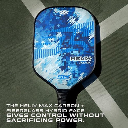 Selkirk Sport SLK Helix Pro Pickleball Paddle | Carbon Fiber & Fiberglass - color: Camo Glitch
