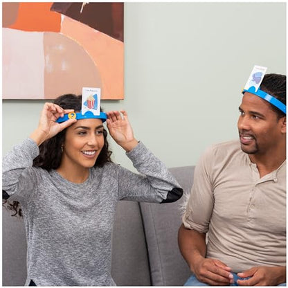 Hedbanz, Quick Question Picture Guessing Family Game for Game Night Headbands Board Game, for Adults and Kids Ages 7 and Up (Edition May Vary) - style: Older Edition May Vary Hedbanz