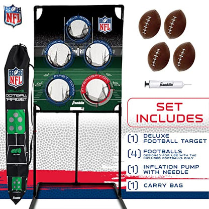 Franklin Sports Target Toss Games - Kids Football + Baseball Target Toss Games for Indoors + Outdoors - Fun Football + Baseball Throwing Games for Kids - Includes Targets + Mini Toy Balls - style: NFL Football