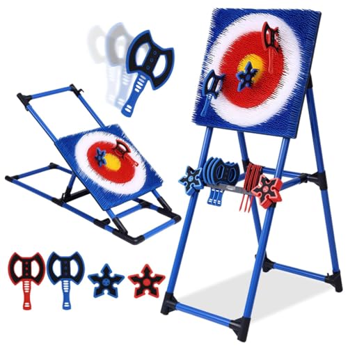 Axe Throwing Game Set - Axe Target Dart Set，Throw Target Game Set, Suitable for Family Parties, Camping and Team Building Games for Adults and Children