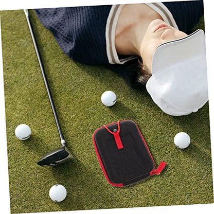 Range Case for Golfing Storage Bag Zipper Elastic for Golf Rangefinder Balls Compact Design
