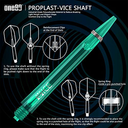 ONE80 90% VHD Steel Tip Tungsten Dart, Professional Barrel Style with Extra Flights, Shafts and Sharpener Gift Box Packaging - style: A-23g
