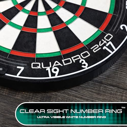 Harrows Dart Boards I Dartboard Official Size I Darts Board with Ultra Thin Knife Wire for Maximum Scoring I Compatible with Stand, Lighting, Cabinet