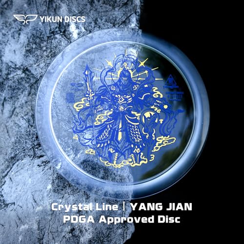 Yikun Disc Golf Overstable Driver|Maximum Stability for Headwinds & Doglegs|Laser-Straight Flight with Strong Hyzer Finish|Pro Worlds 2025 Limited Edition|PDGA Approved 170-176g - color: Transparent