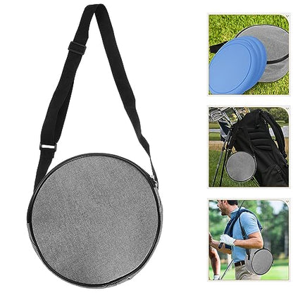 BESPORTBLE Portable Golf Disc Storage Bag Multi-functional Shoulder Pouch for Outdoor Training and Disc Sports Lightweight Design Convenient Access and Items