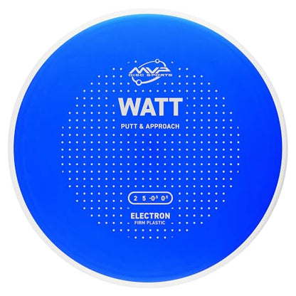 MVP Disc Sports Electron Watt Disc Golf Putter (Choose Your Firmness/Colors May Vary) - size: 160-165g, style: Firm