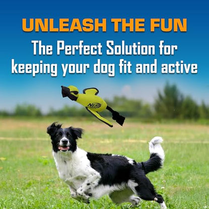 Nerf Dog Trackshot Launching Duck Dog Toy, 16.5 Dog Fetch Toy for Medium and Large Breeds, Green - color: Green