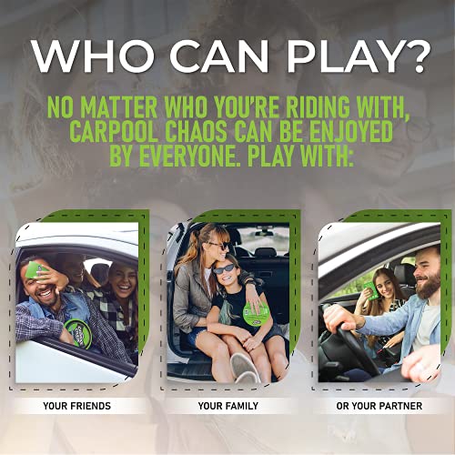 Carpool Chaos - Super Fun Car Games, Travel Games, Road Trip Games for Kids 8-12, Road Trip Essentials for Childs and Adults, Car Game Kids