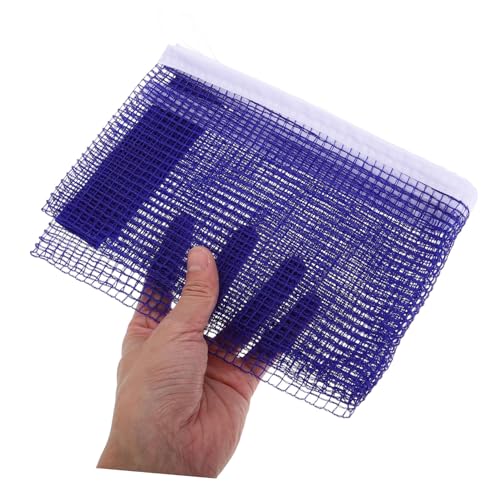 STOBAZA Portable Table Tennis Net and Post Set with Easy Installation for Indoor and Outdoor Pingpong Games Replacement Tennis Net with Elastic Mesh and Clamps Suitable for Any Table