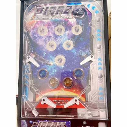 PHATM Pinball Machine for Table Mini Retro Arcade Machine with Lights and Sound Electronic Desktop Arcade for Small Rooms or Flats