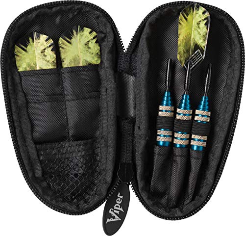 Viper Spinning Bee Soft Tip Darts with Casemaster Storage/Travel Case, 16 Grams - color: Blue