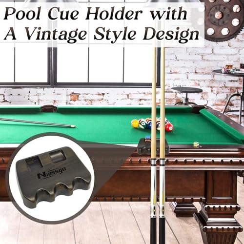 Cue Rest Cue Stick Holder Pool Cue Holder - style: Wood-3 Holes Brown