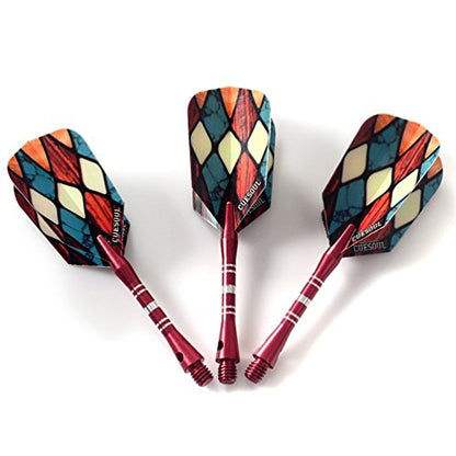 CUESOUL 22/24/26 Grams Tungsten Steel Tip Darts Set 95% Tungsten - color: 26 Grams-Case