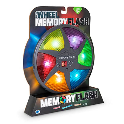 Point Games Handheld Memory Game, Kids Electronic Games, Sequence Fun for Kids with Lights & Sounds, Brain Challenge for Boys & Girls Ages 8+ - style: Digital Wheel Memory Flash