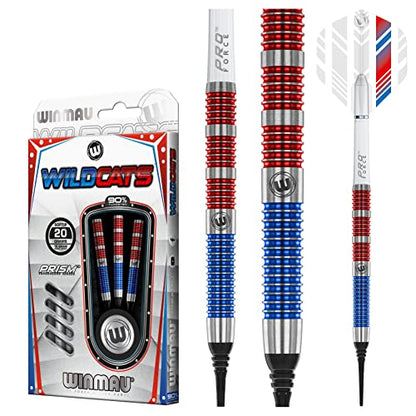 Winmau Darts - Sniper | Wildcats | Blackout - 90% Tungsten Soft Tip Darts - Includes Dart Flights and Shafts - size: 18g Barrel / 20g Full Weight