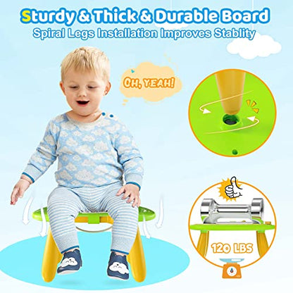 Kikidex Magnetic Drawing Board, Toddler Girl Toys for 1-3 Year Old, Doodle Board Pad Learning and Educational Toys for 1 2 3 Year Old Baby Kids Birthday Gift (Green) - color: Green