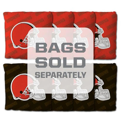 YouTheFan NFL 2' x 4' Slogan Series Professional Wood Cornhole Game - color: Cleveland Browns