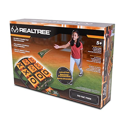 NKOK Realtree Tic-Tac-Toss Game Set for Kids - Strategic Outdoor Fun for Ages 5+ - Easy Assembly, No Batteries Required, Perfect Lawn and Beach Play