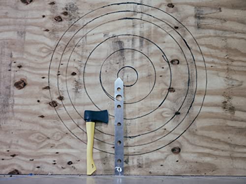 Swing Sports Axe Target Template Stencil - Throwing Knives and Axe Throwing Targets Template Tool for Axe Throwing Game