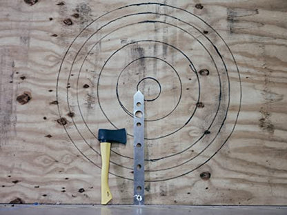 Swing Sports Axe Target Template Stencil - Throwing Knives and Axe Throwing Targets Template Tool for Axe Throwing Game