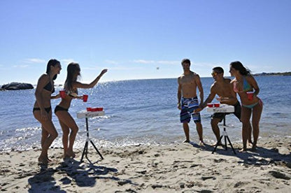 Versapong Portable Beer Pong Table/Tailgate Game with Backpack Carry Case and Balls