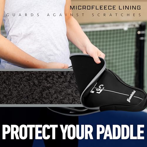 Franklin Sports FS TOUR Pickleball Paddle Cover - Protective Pickleball Paddle Cover with Fence Hook - Fits Almost All Paddles - Protective Equipment + Accessories