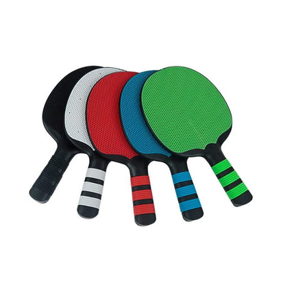 Molded Training Competition Table Tennis Racket Set with Straight Handle High Elasticity Rubber Coating - color: Gray
