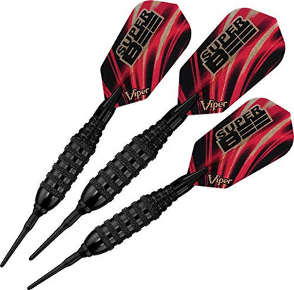 Viper Super Bee Soft Tip Darts, 16 Grams - style: Black Coated Brass