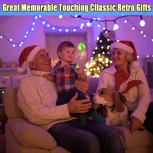 Jishi Retro Magic Rail Twirler Toy 3-Pack LED Light Up Glow Gyro Wheel Magnetic Yoyo Toys, Nostalgia Classic Vintage Gifts Party Favors for Kids Ages 3+ Year Old Boys Girls Christmas Stocking Stuffers - style: Straight