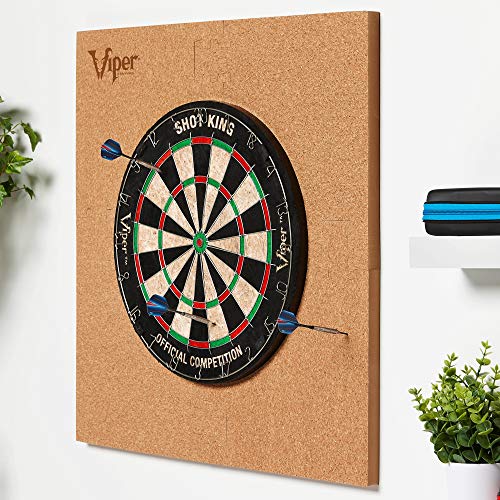 Viper Wall Defender II Dartboard Surround, Cork Lined Dart Board Wall Protector, Reversible EVA Foam Dartboard Backboard, Fits 17.75 and 18 Inch Boards