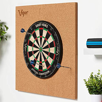 Viper Wall Defender II Dartboard Surround, Cork Lined Dart Board Wall Protector, Reversible EVA Foam Dartboard Backboard, Fits 17.75 and 18 Inch Boards