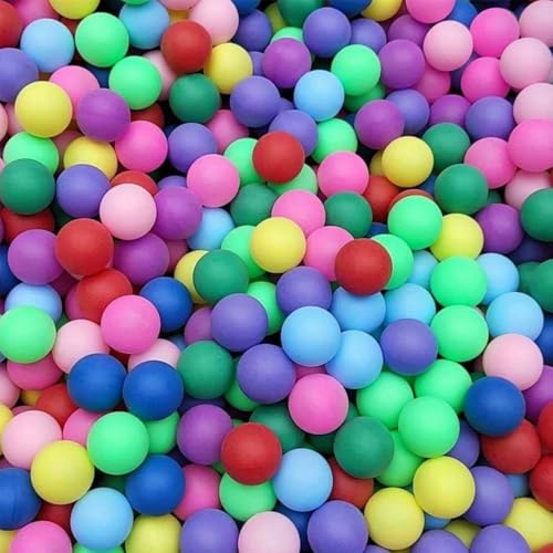 185 Pcs Colorful Table Tennis Balls, 40mm Plastic Ping Pong Balls Bulk, Entertainment Table Tennis Balls for Kids, Pong Balls, DIY Projects, Holiday Decorations, Teaching Tools.