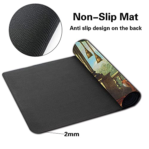 Board Game MTG Playmat Games Size 60X35 cm CCG Compatible for MTG CCG RPG Trading Card Game (Earl of Squirrel) - color: Earl of Squirrel