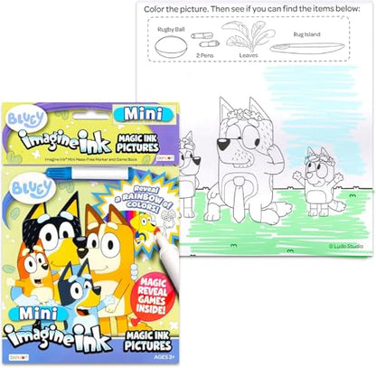 Disney Airplane Art and Craft Mess Free Activities for Toddlers, Kids - Coloring Activity Pages, Games, Puzzles Invisible Ink | Travel Essentials for Flying, Airport, Road Trip