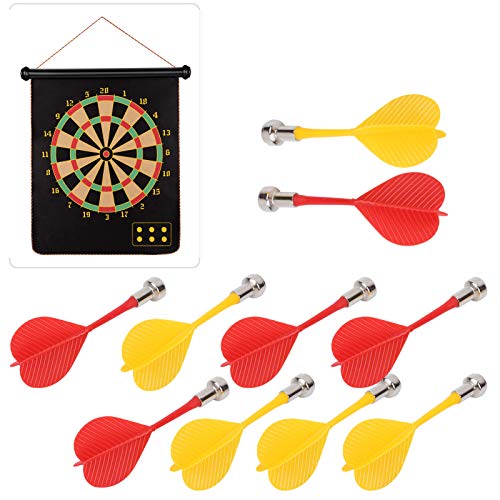 Magnetic Darts Magnetic Tip Darts Set with Flat Safe Plastic Body for Kids Adults Office Fitness Fun