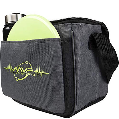 MVP Disc Sports Cell Disc Golf Starter Bag (Choose Your Favorite Color) - color: Gray/Lime