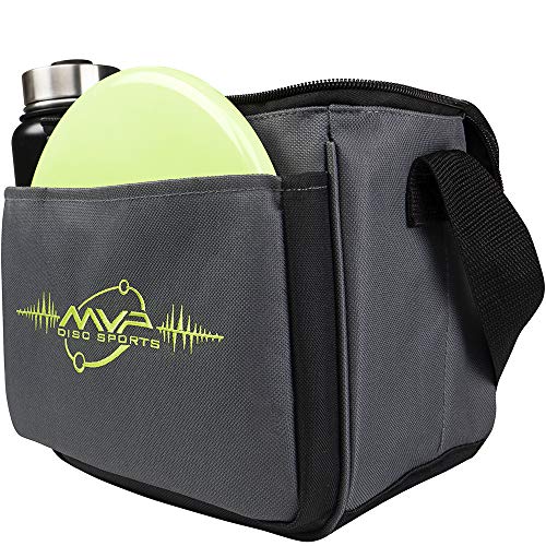MVP Disc Sports Cell Disc Golf Starter Bag (Choose Your Favorite Color) - color: Gray/Lime