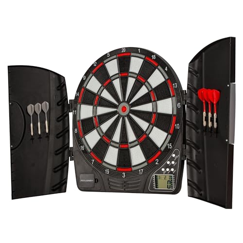 Accudart Spark Electronic Dartboard – 30 Games, 174 Variations, Computer Challenge Mode, Easy‑Read LED Scoring for Up to 8 Players – Includes 6 Soft‑Tip Darts & Extra Tips