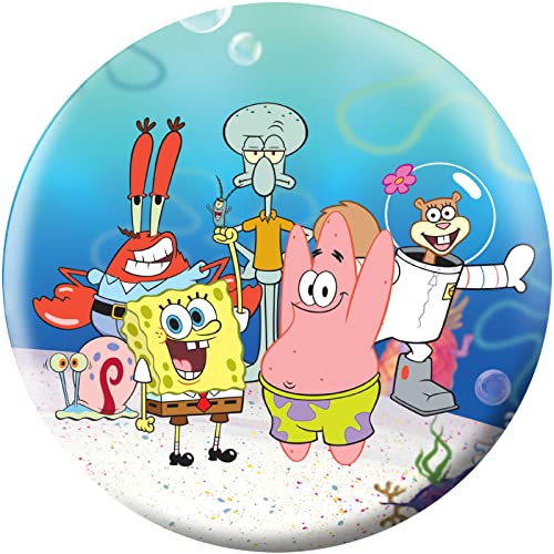 On The Ball Bowling Spongebob Themed Undrilled Bowling Ball - color: Beach Party, size: 16 lbs