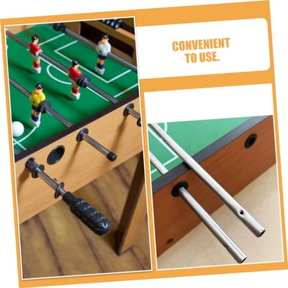 VOSAREA 3pcs Table Soccer Rod Replacement Iron Operation Pole for Foosball Game Accessory