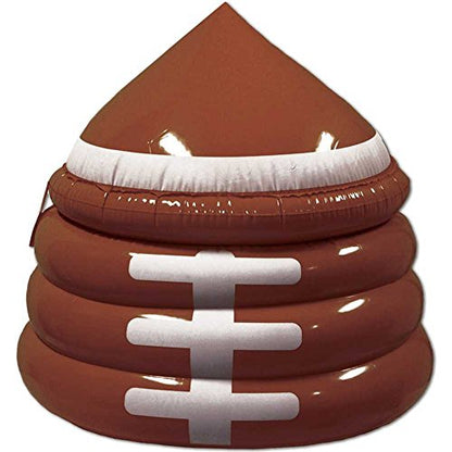 Inflatable Football Cooler (Holds apprx 24 12-Oz cans) Party Accessory (1 Count) (1/Pkg) - style: Football Cooler