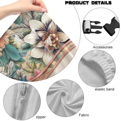 Suobstales Boho Mandala Dragonfly Pattern Gaming Chair Covers with Armrest Cover, Stretch Washable Computer Gaming Chair Slipcovers for Armchair, Swivel, Computer Boss Chair - color: Boho Mandala Dragonfly